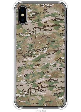 Чехол на iphone xs камуфляж v5 из силикона fch_0153433
