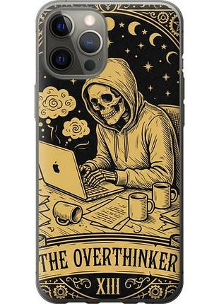 Чехол на iphone 12 pro max the overthinker из пластика fch_0154361