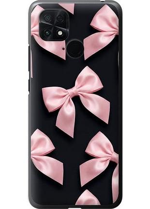 Чехол на xiaomi poco c40 coquette ribbons dark coquette из силикона fch_0149873
