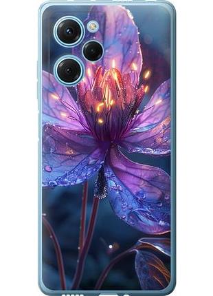 Чехол на xiaomi redmi note 12 pro speed магический цветок из силикона fch_0151521