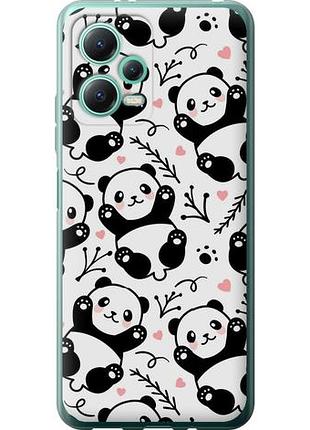 Чехол на xiaomi poco x5 5g панды из силикона fch_0152455