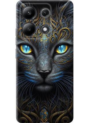 Чехол на xiaomi redmi note 13 4g кошка из силикона fch_0152291