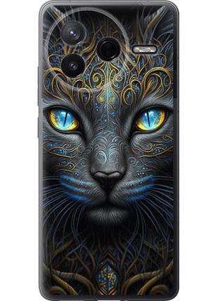 Чехол на xiaomi poco f7 pro кошка из силикона fch_0152332