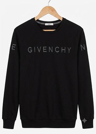 Стильний чорний світшот givenchy paris (m) — унісекс