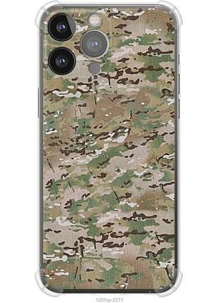 Чехол на iphone 13 pro max камуфляж v5 из силикона fch_0153377