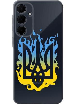 Чехол на samsung galaxy a35 герб из силикона fch_0151726