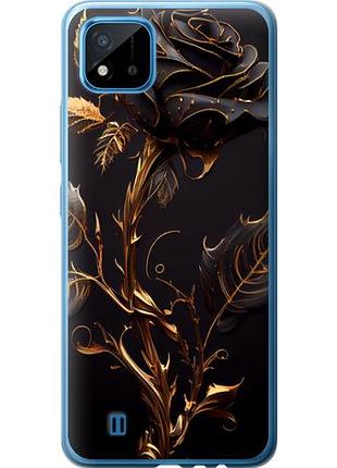 Чехол на realme c11 2021 роза 3 из пластика fch_0150655