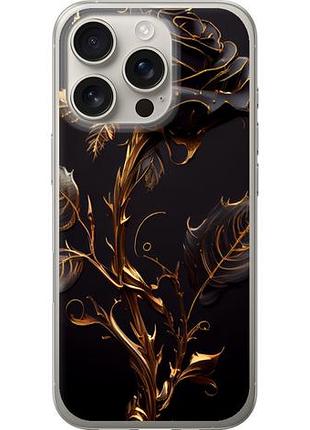 Чехол на iphone 16 pro роза 3 из силикона fch_0142527