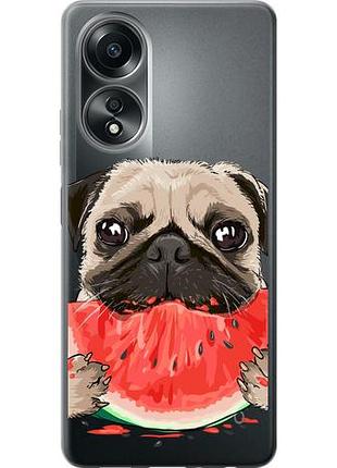 Чохол для oppo a58 4g з силікону fch_0154781