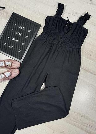 Лляний комбінезон h&m