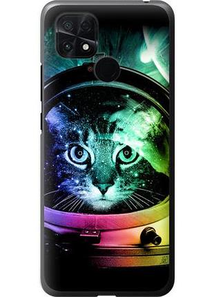 Чехол на xiaomi poco c40 кот-астронавт из силикона fch_0045745