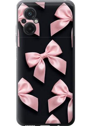 Чехол на xiaomi poco m5 coquette ribbons dark coquette из силикона fch_0149850