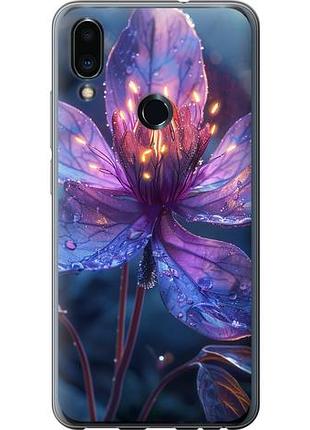 Чехол на meizu note 9 магический цветок из пластика fch_0151498