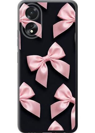Чехол на oppo a38 4g coquette ribbons dark coquette из силикона fch_0149890