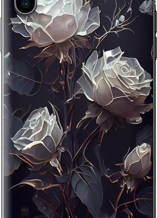 Чехол на iphone xs max розы 2 из пластика fch_0152116