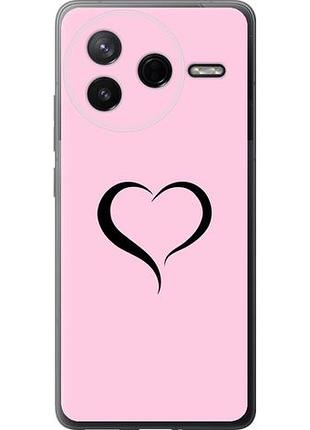 Чехол на xiaomi poco f7 pro сердце 1 из силикона fch_0153944