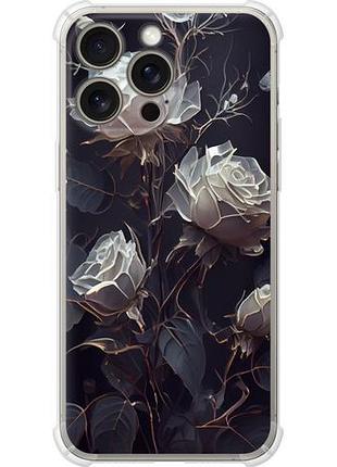 Чехол на iphone 15 pro max розы 2 из силикона fch_0152200