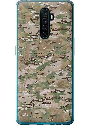 Чехол на oppo reno ace камуфляж v5 из силикона fch_0153365