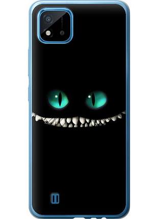 Чехол на realme c20a чеширский кот из пластика fch_0151883
