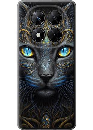 Чехол на xiaomi poco x7 кошка из силикона fch_0152326