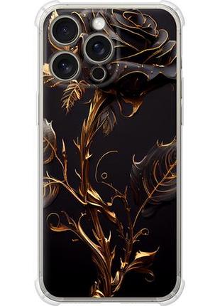 Чехол на iphone 15 pro max роза 3 из силикона fch_0150697