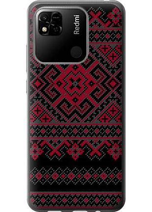 Чехол на xiaomi redmi 9c вышиванка 52 из силикона fch_0154007