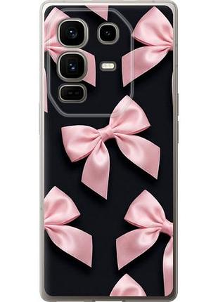 Чехол на infinix note 50 pro+ coquette ribbons dark coquette из силикона fch_0149926