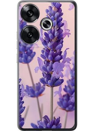 Чехол на xiaomi poco f6 лаванда из силикона fch_0150968