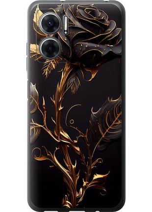 Чехол на xiaomi redmi 10 5g роза 3 из силикона fch_0150721