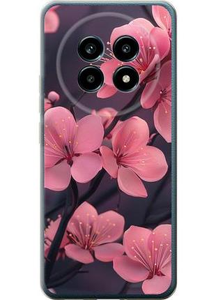 Чехол на realme 13 pro / 13 pro+ пурпурная сакура из силикона fch_0150031