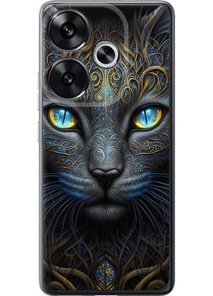 Чехол на xiaomi poco f6 кошка из силикона fch_0152342