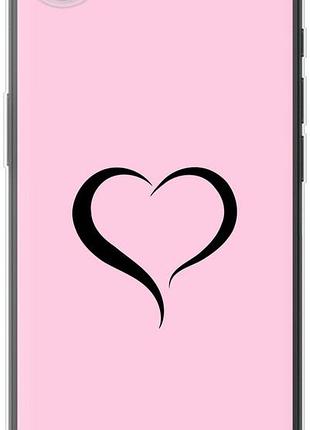 Чехол на iphone 16e сердце 1 из силикона fch_0153935