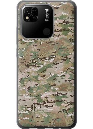 Чехол на xiaomi redmi 9c камуфляж v5 из силикона fch_0004228