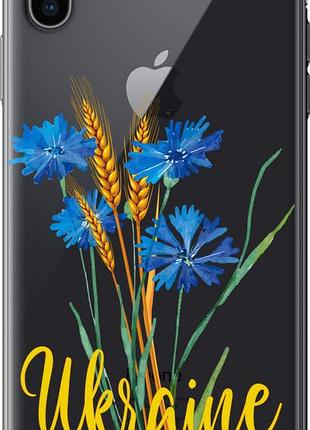 Чехол на iphone xs max ukraine из силикона fch_0153081