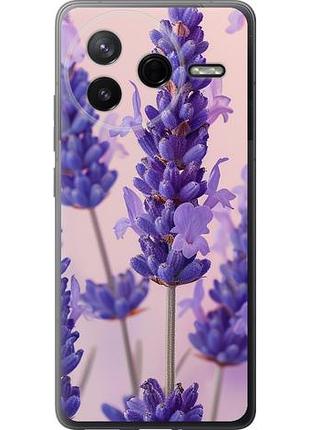 Чехол на xiaomi poco f7 pro лаванда из силикона fch_0150958
