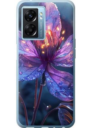 Чехол на oppo a77 5g магический цветок из силикона fch_0151502