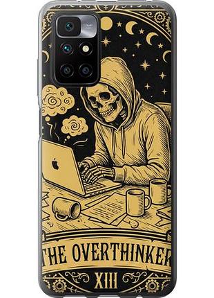 Чехол на xiaomi redmi 10 the overthinker из силикона fch_0154340
