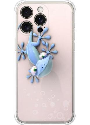 Чехол на iphone 15 pro max геккончик из силикона fch_0153564