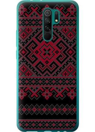 Чехол на xiaomi redmi 9 вышиванка 52 из силикона fch_0062610