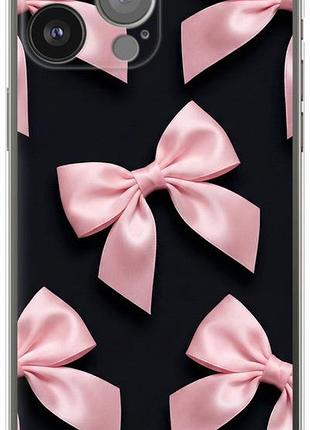Чехол на iphone 13 pro max coquette ribbons dark coquette из силикона fch_0149875