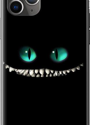 Чехол на iphone 11 pro max чеширский кот из силикона fch_0142556