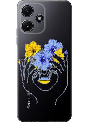 Чехол на xiaomi poco m6 pro 5g девушка из силикона fch_0160894