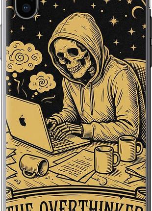 Чехол на iphone x the overthinker из силикона fch_0154441