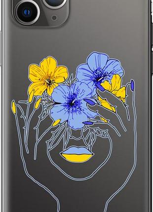 Чехол на iphone 11 pro max девушка из силикона fch_0146534