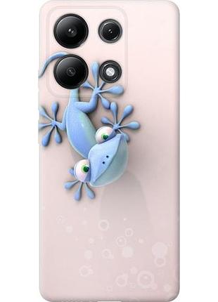 Чехол на xiaomi redmi note 13 4g геккончик из силикона fch_0153531