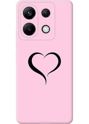 Чехол на xiaomi redmi note 13 pro 5g сердце 1 из силикона fch_0153902