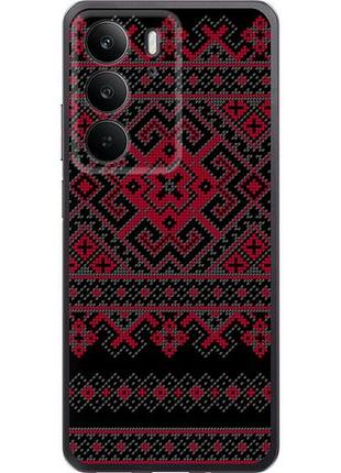Чехол на realme c75 4g вышиванка 52 из силикона fch_0154003