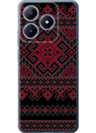 Чехол на realme c63 4g вышиванка 52 из силикона fch_0154002