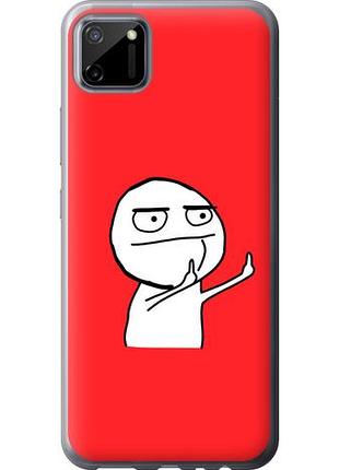 Чехол на realme c11 2020 мем из силикона fch_0155132