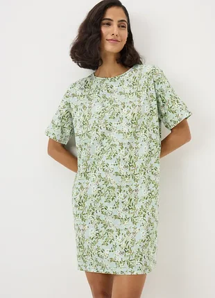 Ночная рубашка с цветочным принтом в нежно-зеленом цвете от matalan 🌿